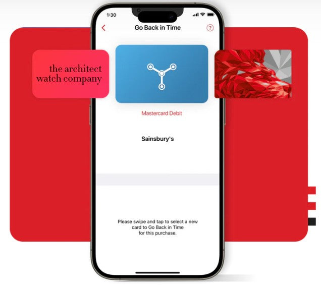 Contactless Payment Watch - Men's Architect Zephyr + Walnut Strap + Modern Font Engraving