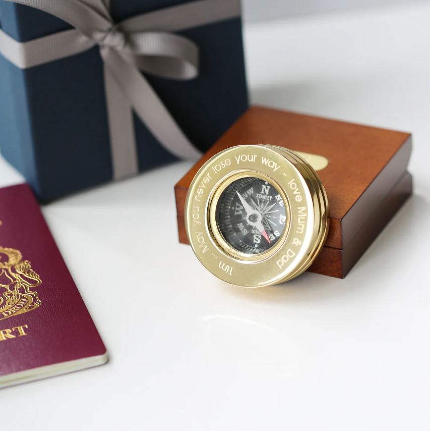 Personalised Compass Engraving Ideas