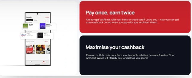 Contactless Payment Watch - Men's Architect Zephyr + Walnut Strap + Modern Font Engraving