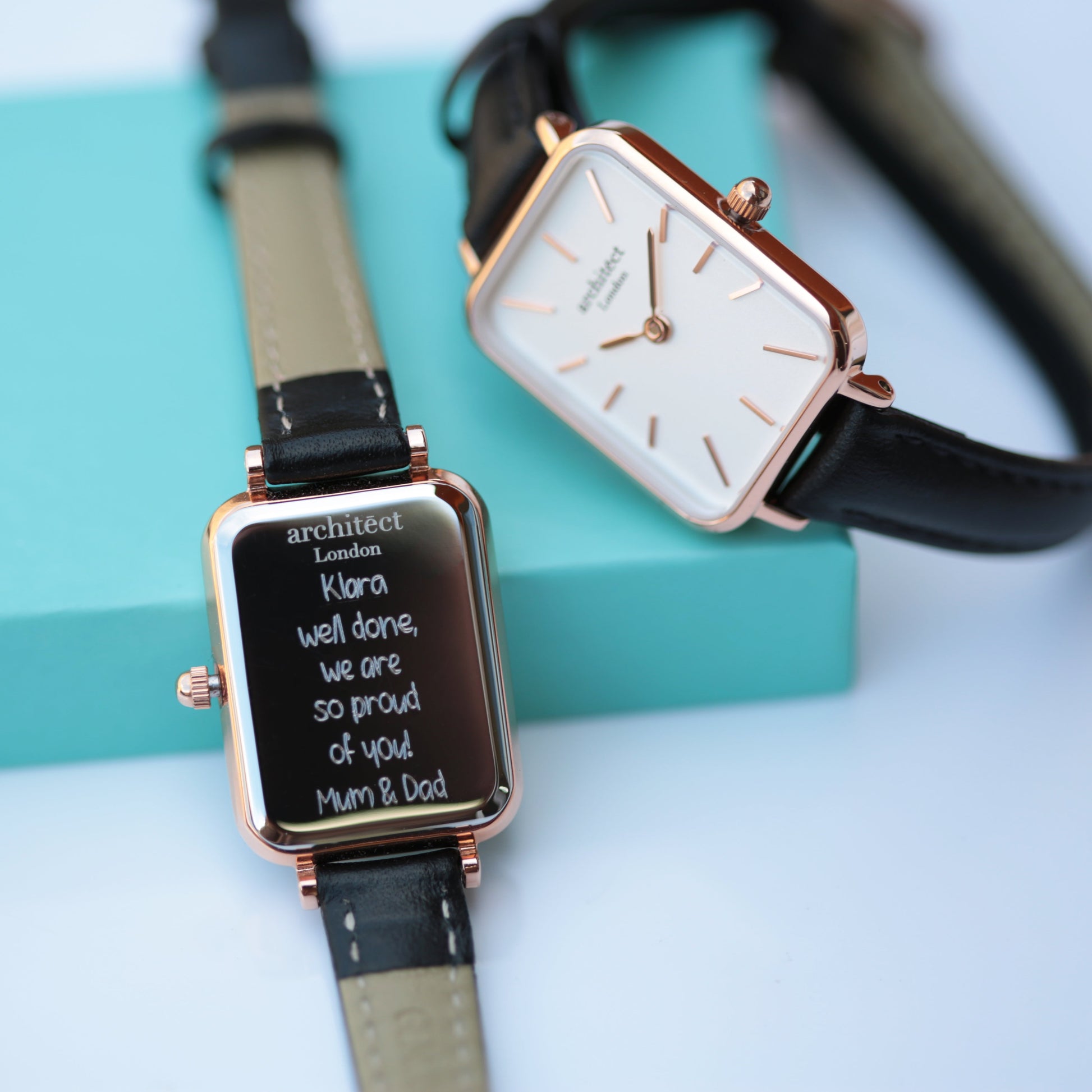 Ladies ArchitÄ“ct Lille - Brilliant White  - Handwriting Engraving - Wear We Met