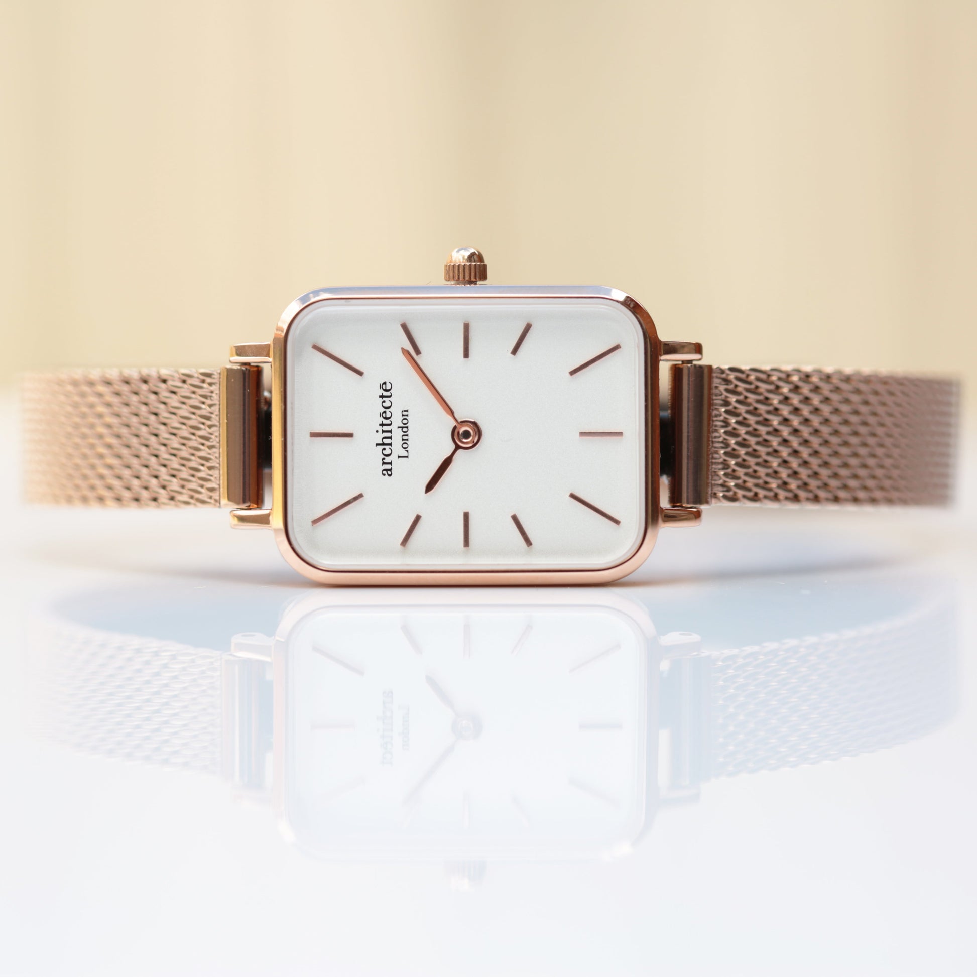 Ladies ArchitÄ“ct Lille - Rose Gold - Handwriting Engraving - Wear We Met