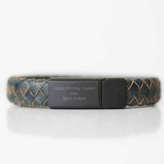Personalised Antique Style Bracelet - Iron - Wear We Met
