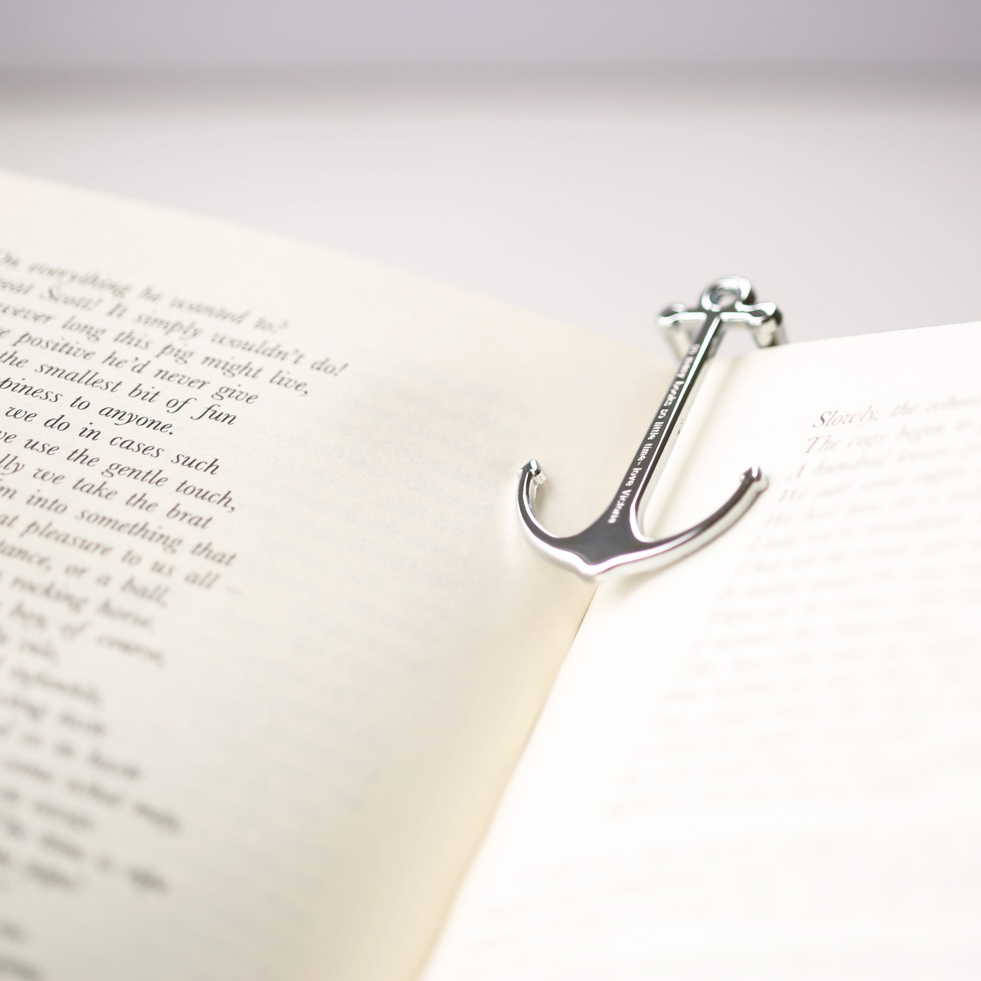 Book Anchor - Silver & Black - Wear We Met