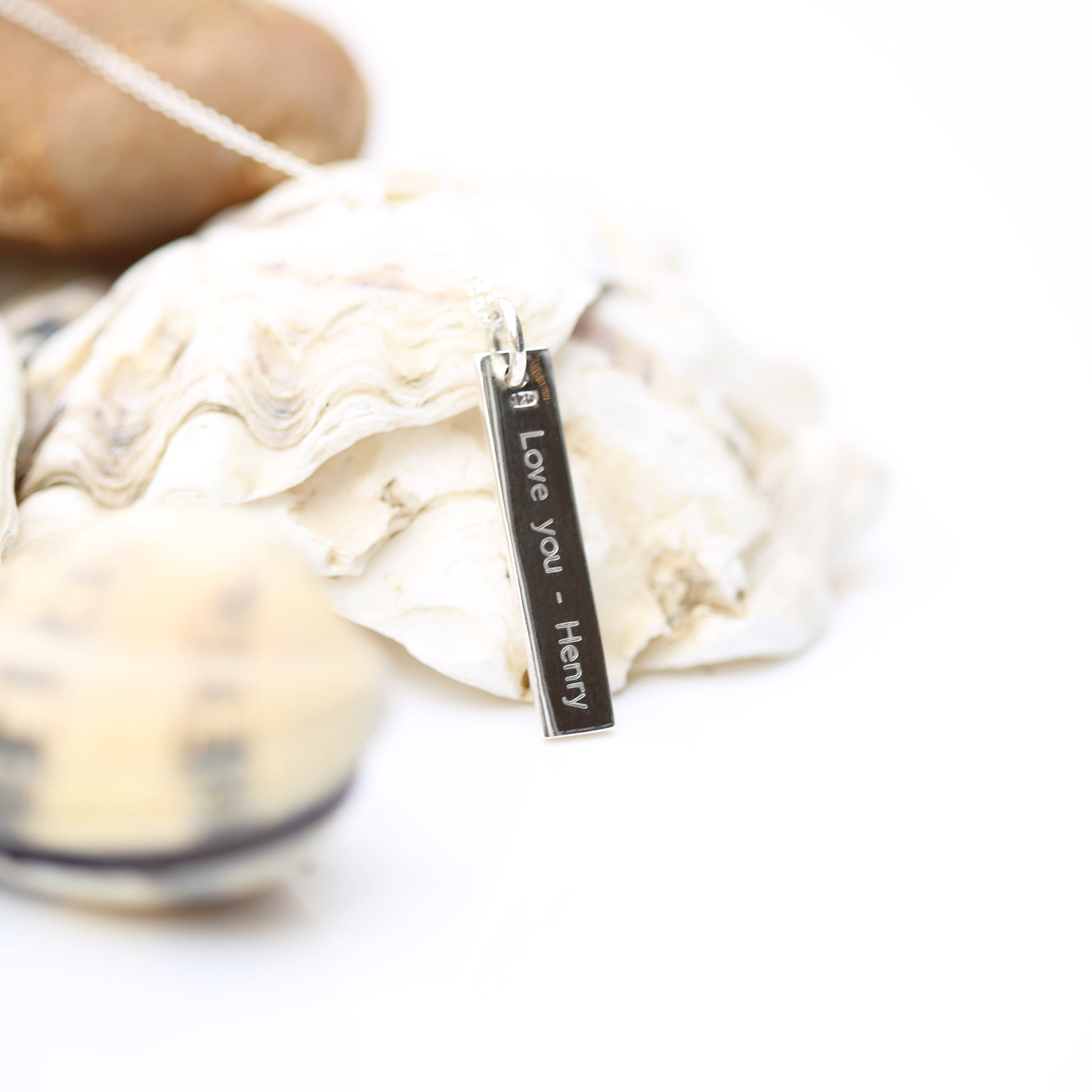 Sterling Silver Bar Necklace - Wear We Met